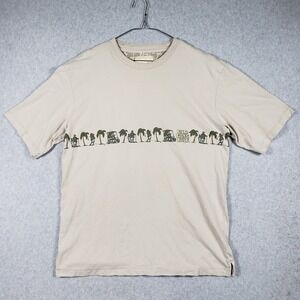 Old‎ Guys Rule 2XL Shirt Kahuna Collection Tan Beach Surfing Palm Tree Coastal T